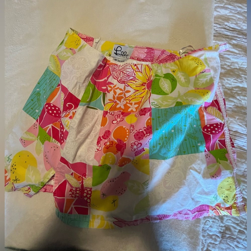 Lilly Pulitzer patterned skort